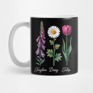 Foxglove-Daisy-Tulip Mug